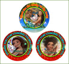 12 Moana Birthday Party Favor Stickers (Bags Not Included) #2 - $10.88