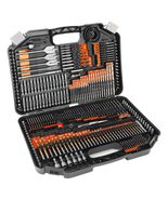 COMOWARE Drill Bit Set, 246 Pcs Drill Bits for Cordless Drill,, Orange Case - £37.10 GBP