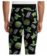 X-Large 40-42 Star Wars MANDALORIAN BABY YODA Men&#39;s Sleep Jogger Pants - $20.56