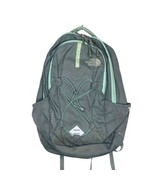 North Face Backpack Women&#39;s Gray Blue Jester Hiking Day Laptop Sleeve - $475.18 MXN