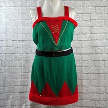 Christmas Sexy Elf 2-Piece Costume Women&#39;s 3XL Santas Helper Outfit Sweater - $19.79
