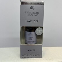 NEW Chesapeake Bay Mind &amp; Body 100% Pure Essential Oil ASLEEP Lavender 0.33 Oz - $9.47