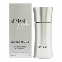 Armani Code Ice 1.7 oz Eau De Toilette Spray by Giorgio Armani for Men N... - £93.18 GBP