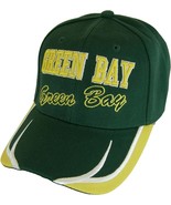 Green Bay City Name Block and Script Lettering Baseball Cap with Embroid... - $27.28 CAD
