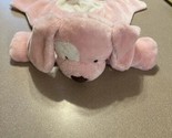 Baby Gund Pink Spunky Huggybuddy Blanket DogPlush Satin Security Lovey - $19.75