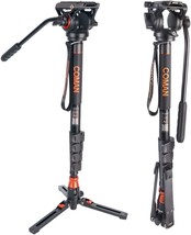 Famall Monopod With Feet, Coman Professional Video Camera, Video Camcorder - £124.40 GBP