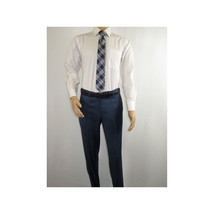 Men Suit BERLUSCONI Turkey 100% Italian Wool Super 180's Vested #Ber1 Navy Blue image 9