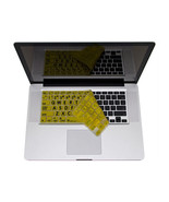 Apple Keyboard - Black on Yellow Large Print Skin, Low Vision, Bold Print - €42,94 EUR