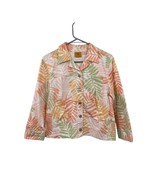 Ruby Rd Jacket Womens 12 Used Tropical Button - $11.88