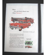 Vintage Chevrolet Two-Ten 4-Door Sedan Color Advertisement - 1956 Chevro... - $16.44 CAD