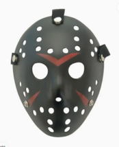 Friday the 13th Jason Halloween Cosplay Adult Black Hockey Mask - £11.87 GBP