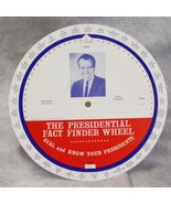 Richard Nixon Presidential Fact Finder Wheel Vintage Campaign Advertisin... - $19.59