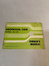 1973 Honda SL125 K2 Motorcycle Owner&#39;s Manual - $51.97