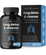 Lung Detox &amp; Cleanse | Mullein Leaf Capsules | 15-In-1 Lung Health Formu... - $778.06 MXN