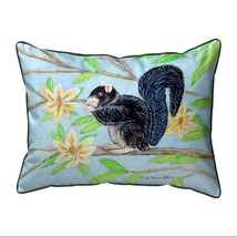 Betsy Drake Fox Squirrel Extra Large Zippered Indoor Outdoor Pillow 20x24 - £49.34 GBP