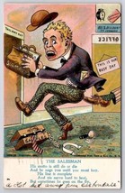 Vinegar Valentine The Salesman Getting The Boot Postcard G49 - $8.95