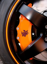 Car caliper stickers stand out Vytis 6pcs, lilac color - $17.99