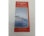 Cruise Lake Winnipesaukee New Hampshire Schedule &#39;80 Travel Brochure - £38.03 GBP