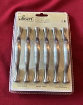 New Satin Nickel Set 6, Vanity Cabinet Drawer Pulls Handle 3” Factory Se... - $261.03 MXN