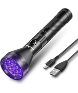 PEETPEN Black Light Flashlight USB Rechargeable 395Nm UV LED Blacklight ... - £23.51 GBP