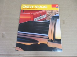 Vintage 1990 Chevy Trucks Full Size Pick-Ups and Chassis Cars Vol 2 Broc... - $54.96