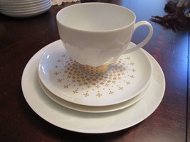 ROSENTHAL GERMANY LOTHUS WHITE &quot;CONTINENTAL ALHAMBRA&quot; CUP SAUCER PLATES ... - $59.40