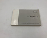 2009 Nissan Maxima Owners Manual Handbook OEM J02B08005 - $17.32
