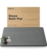 Stone Bath Mat, Dries Quickly, Non-Slip Diatomaceous Earth Stone Bath Ma... - $26.99
