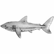 Great White Shark Jacket Vest Hat PIN [1.75 inch wide] - £10.38 GBP