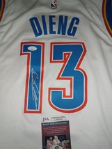 Ousmane Dieng Signed Jersey JSA COA Oklahoma City Thunder Autographed Fi... - $177.21