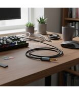 3.5mm (1/8&quot;) TRS to 6.35mm (1/4&quot;) TRS Stereo Audio Cable, 3.9ft, Braided... - $104.99 MXN