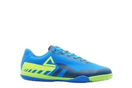 [EW9269F] Mens Peak TF Turf Blue Fluorescent Green Outdoor Soccer Shoes - £29.46 GBP