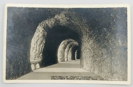 Vintage AZO RPPC Mitchell&#39;s Point Tunnel Columbia River HWY Oregon Weisl... - $6.79