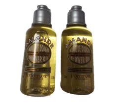 2 x L&#39;occitane Amande Shower Oil with Almond Oil Travel 1.1 oz/ 35ml ea - £12.68 GBP