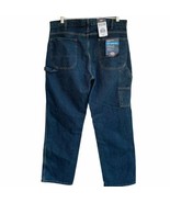 Dickies Carpenter Jeans Relaxed Fit Straight Leg Size 36W x 30 Dark Wash... - £36.28 GBP