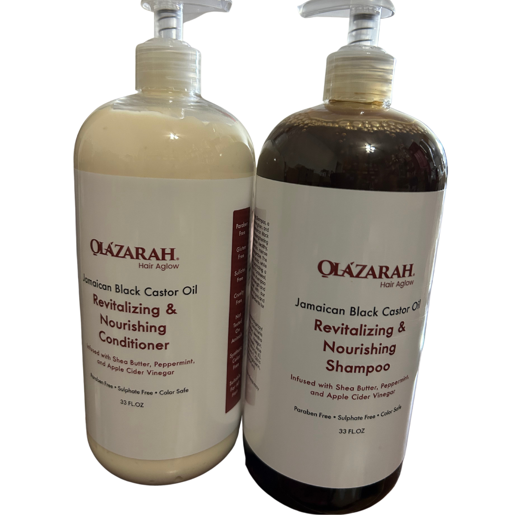 Jamaican Black Castor Oil Shampoo and Conditioner Set - 33 Fl Oz Each - $43.00
