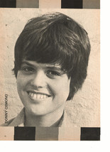 Donny Osmond teen magazine pinup clipping black and white nice teeth Tig... - £2.35 GBP