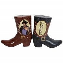John Wayne The Duke Western Boots Salt and Pepper Shaker Set NEW UNUSED ... - $25.15