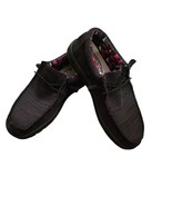 Hey Dude Wally Sox Jet Black Shoes Sz Women’s 10 Men’s 8 Slip-On Casual ... - $733.51 MXN