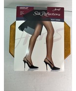 Hanes Silk Reflections Quicksilver Control Top Pantyhose Sandalfoot Sz E... - $13.37