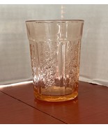 Federal Glass Company Sharon Pink 4&quot; Thick Flat Tumbler 9 Oz - $43.45 CAD
