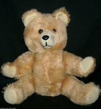 13&quot; Vintage Brown Tan Fable Toy Co Jointed Teddy Bear Stuffed Animal Plush Old - £26.54 GBP