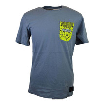 Nike Mens Lebron Genome Pocket T-Shirt Size Small Color Grey/Neon Yellow - £32.59 GBP