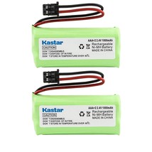 Kastar 2-Pack AAAX2 2.4V MSM 1000mAh Ni-MH Rechargeable Battery for Uniden BT-10 - £10.21 GBP