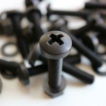 20 x Plastic Black Screws &amp; Bolts, M8 x40mm Water Resistant, Acrylic-
sh... - $453.44 MXN