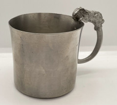 Old Newbury Pewter - Child&#39;s  Cup with Bunny Vintage - $17.30