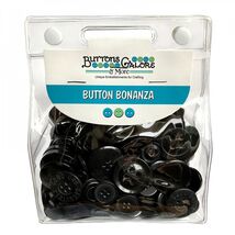 Buttons Galore Button Grab Bag Bonanza Collection Black - $10.54