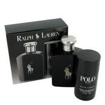 Ralph Lauren Polo Black 4.2 Oz Eau De Toilette Spray Gift Set - £110.82 GBP