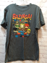 Funko POP! Bazinga Big Bang Theory in superhero costumes Men&#39;s t-shirt M... - $14.84