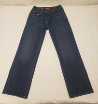 Arizona Jean Company Blue Jeans Relaxed Fit Denim Boys Size 12 Regular - $5.36